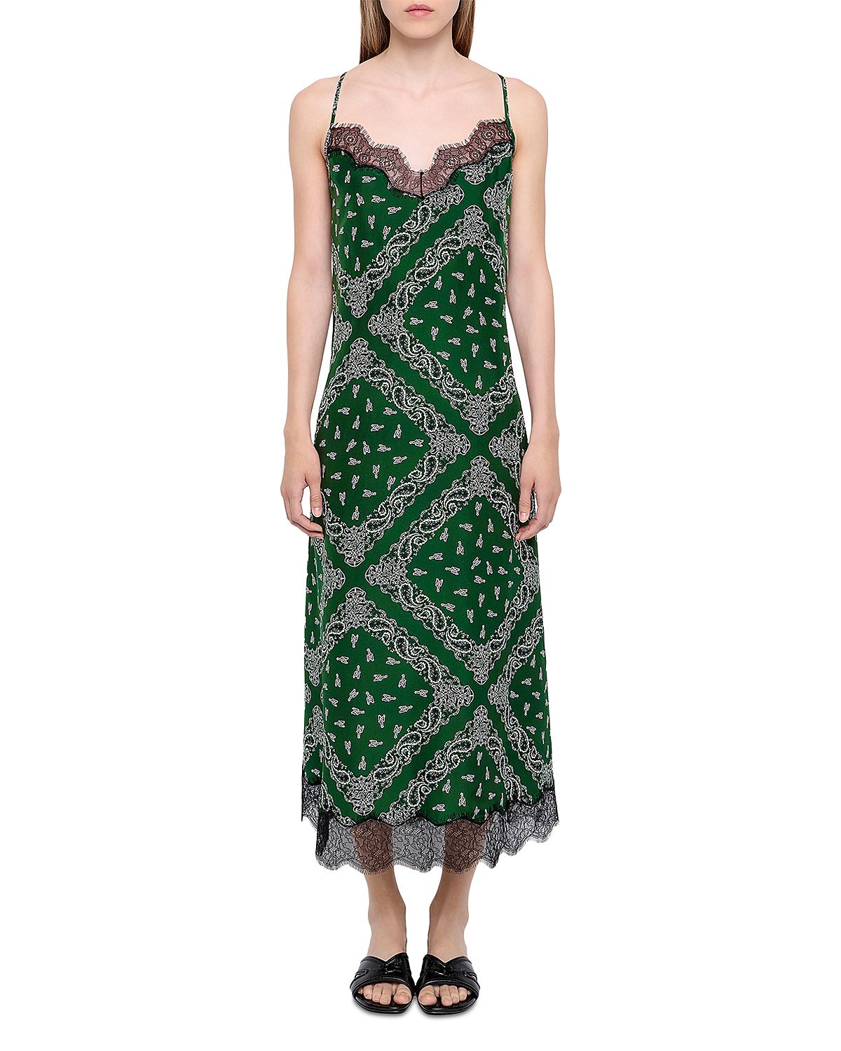 Zadig & Voltaire Respa Bandana Print Silk Dress