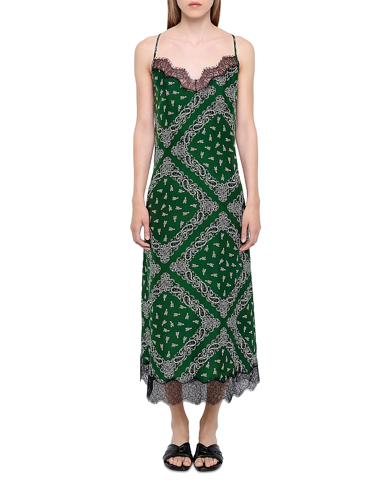 Zadig & Voltaire Respa Bandana Print Silk Dress