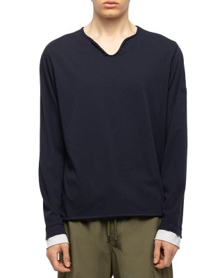 Monastir Five Button Cotton Henley Shirt