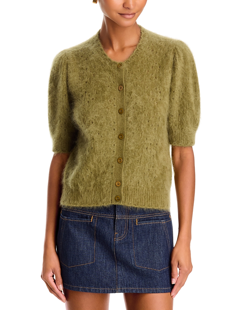 Frame The Wool-Blend Airy Cardigan Sweater