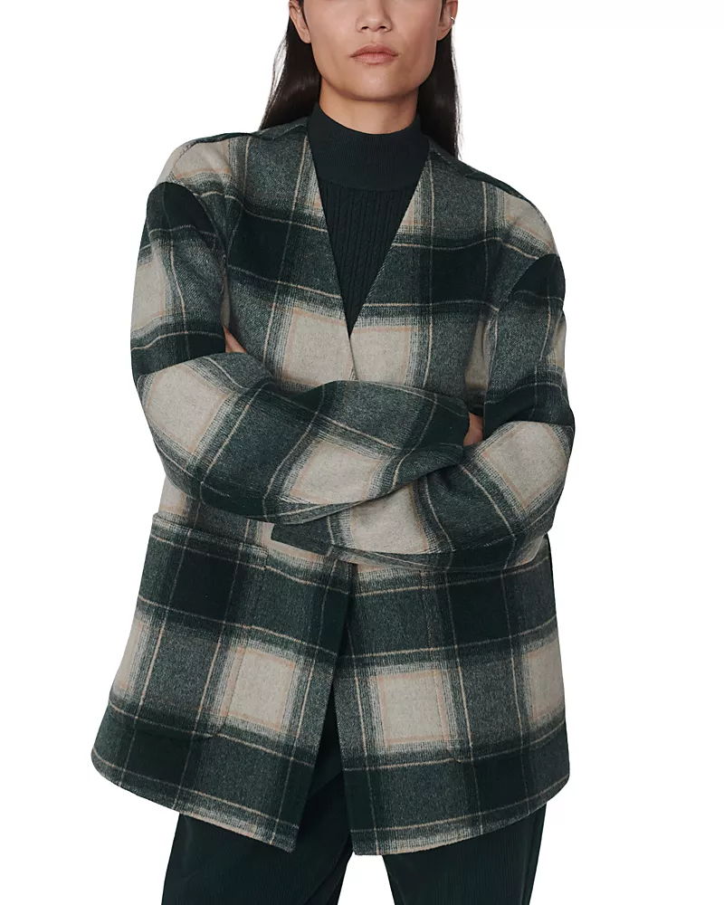 Varley Alderton Wool Blend Scarf Coat