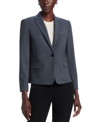Theory One Button Slim Jacket
