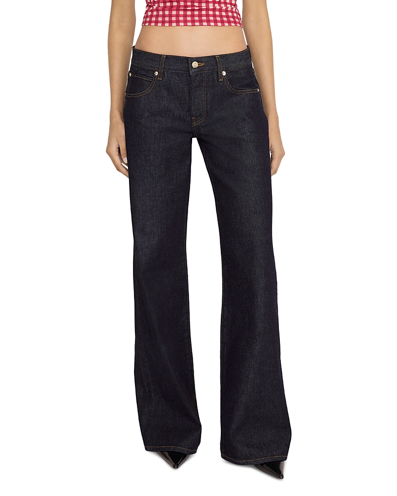 Frame The Pixie Leo Mid Rise Jeans in Casino