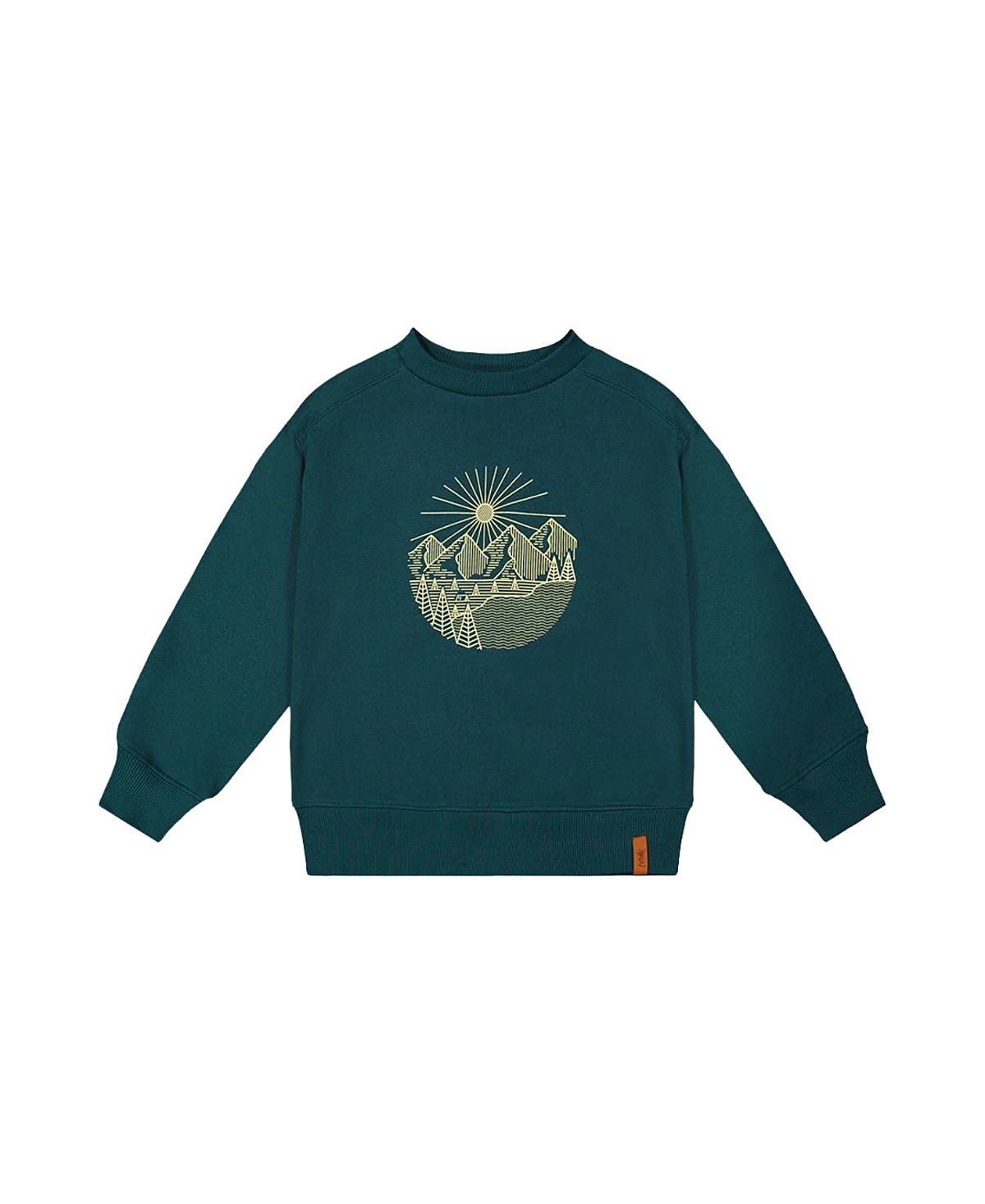 Deux par Deux Boys' Fleece Crew Neck Line Graphic Sweatshirt - Little Kid, Big Kid