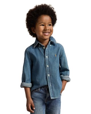 Boys' Denim Button-Down Shirt - Little Kid, Big Kid