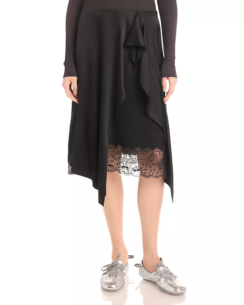 Acne Studios Lace Trim Skirt