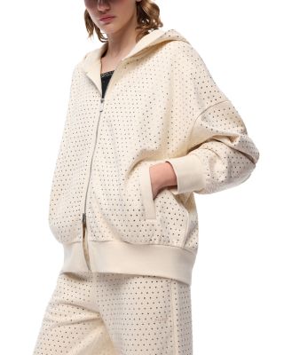 Lugano Maglia Felpa Embellished Hoodie 