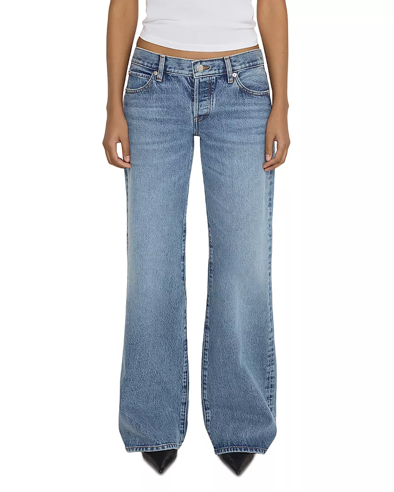 Frame The Pixie Low Rise Bootcut Jeans in Rapture