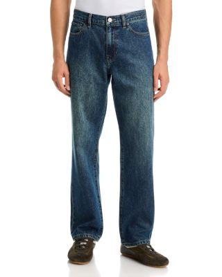 Jair Dark Tint Relaxed Straight 32" Jeans in Dark Indigo