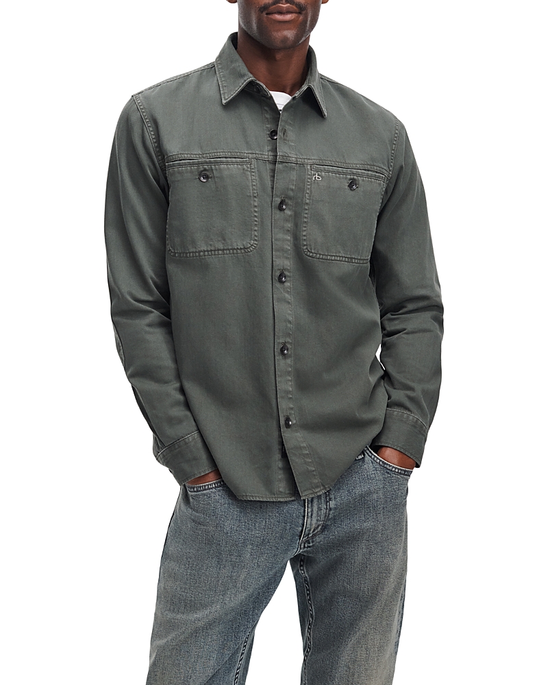 rag & bone Overdyed Denim Workwear Overshirt