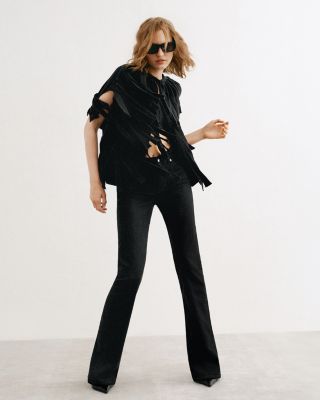 Chewy Low Rise Straight Jeans in Od Black - thumbnail 2