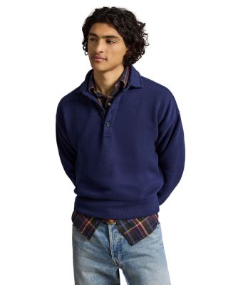 Suede Heritage Rib Knit Sweater