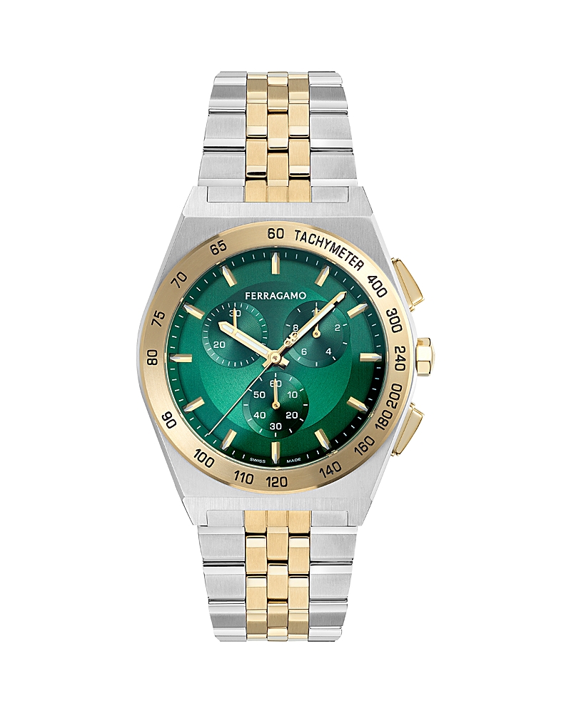 Ferragamo Vega New Chronograph, 42mm · OS