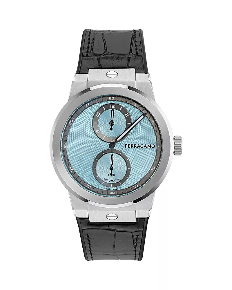 Ferragamo F-80 Manufacture Automatic Watch, 43mm