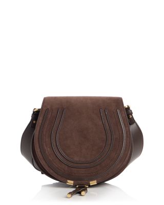 Marcie Suede Saddle Bag