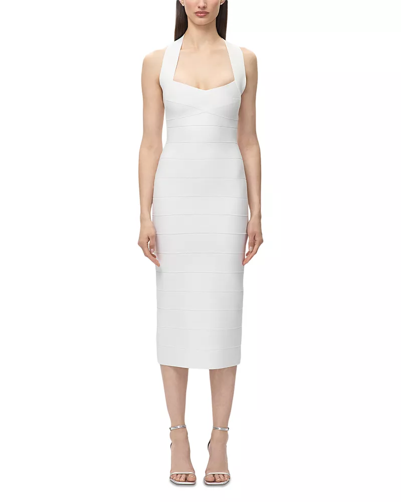 Herve Leger The Sandra Midi Dress