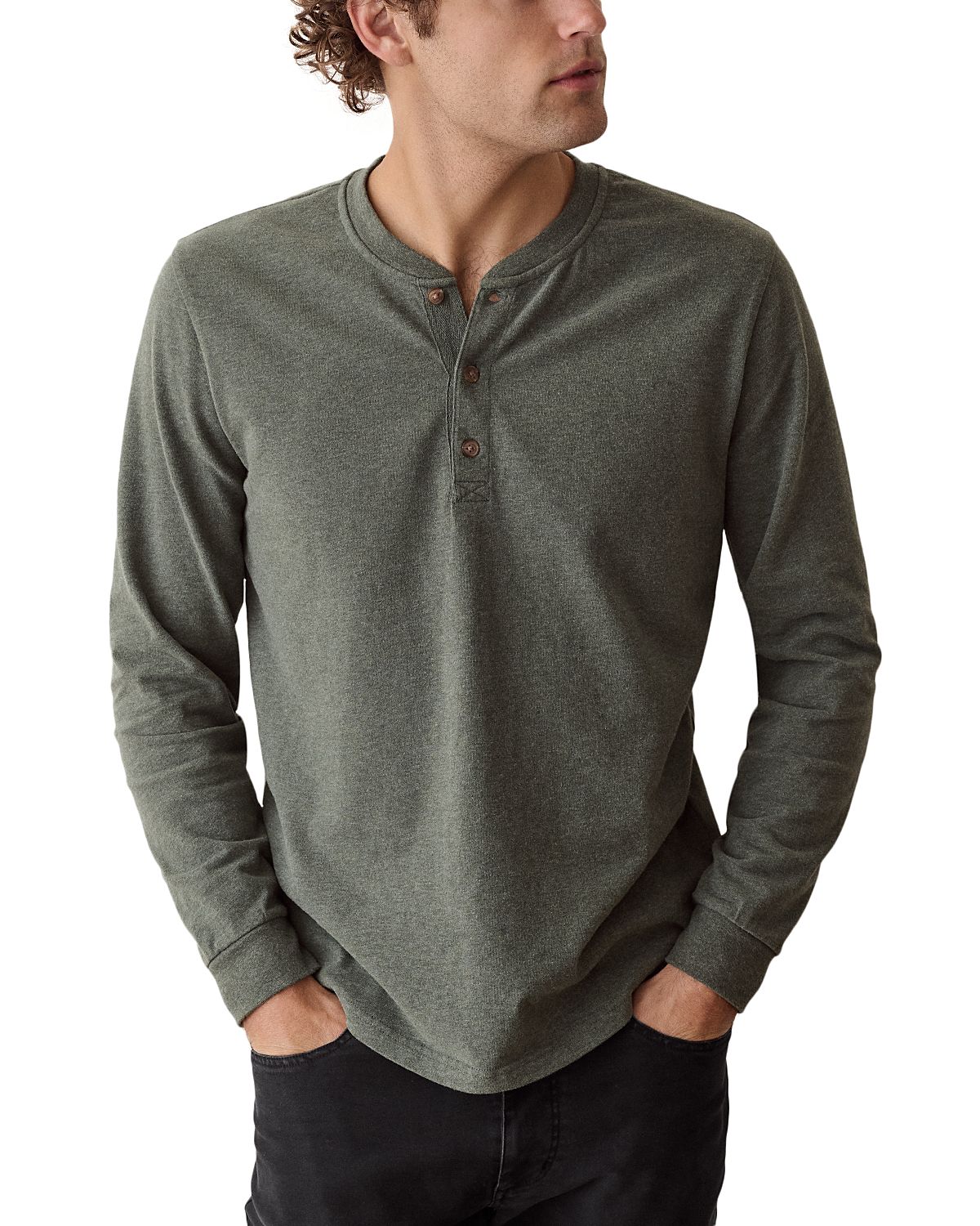 Marine Layer Luxe Jersey Henley