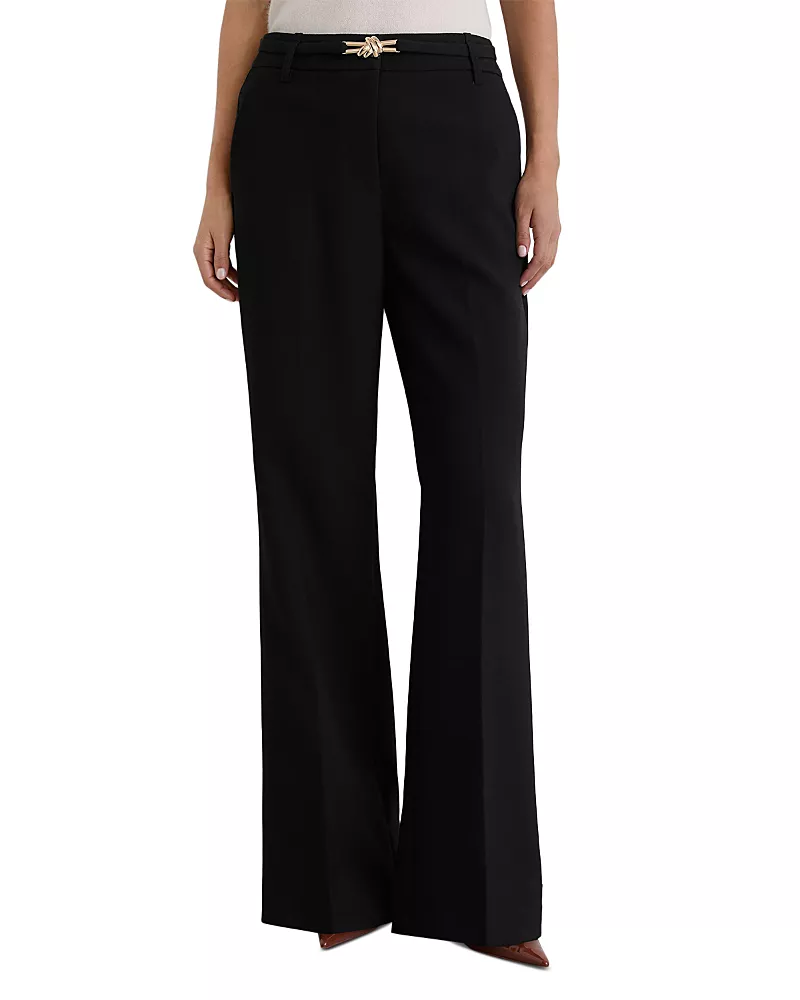 Reiss The Leona Belted Flare Pants
