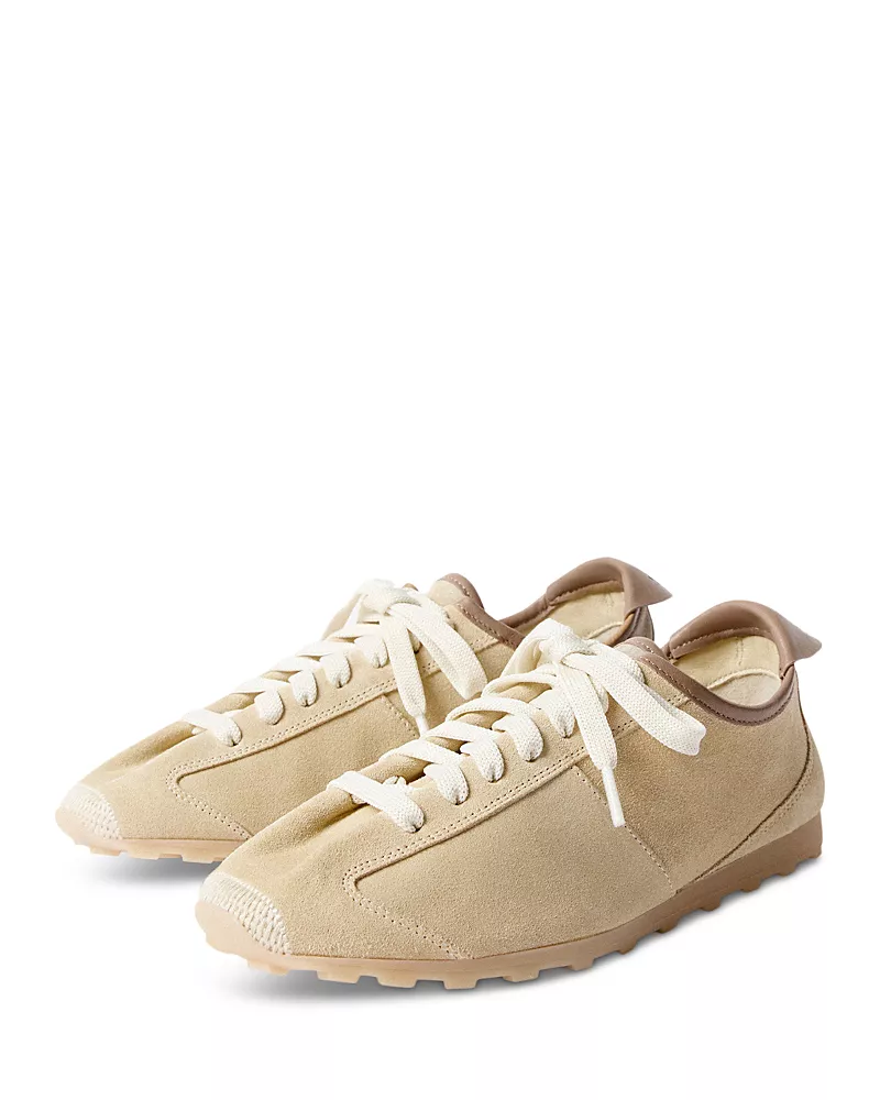 Jacquemus Women's The Tennis Suede Low Top Sneakers