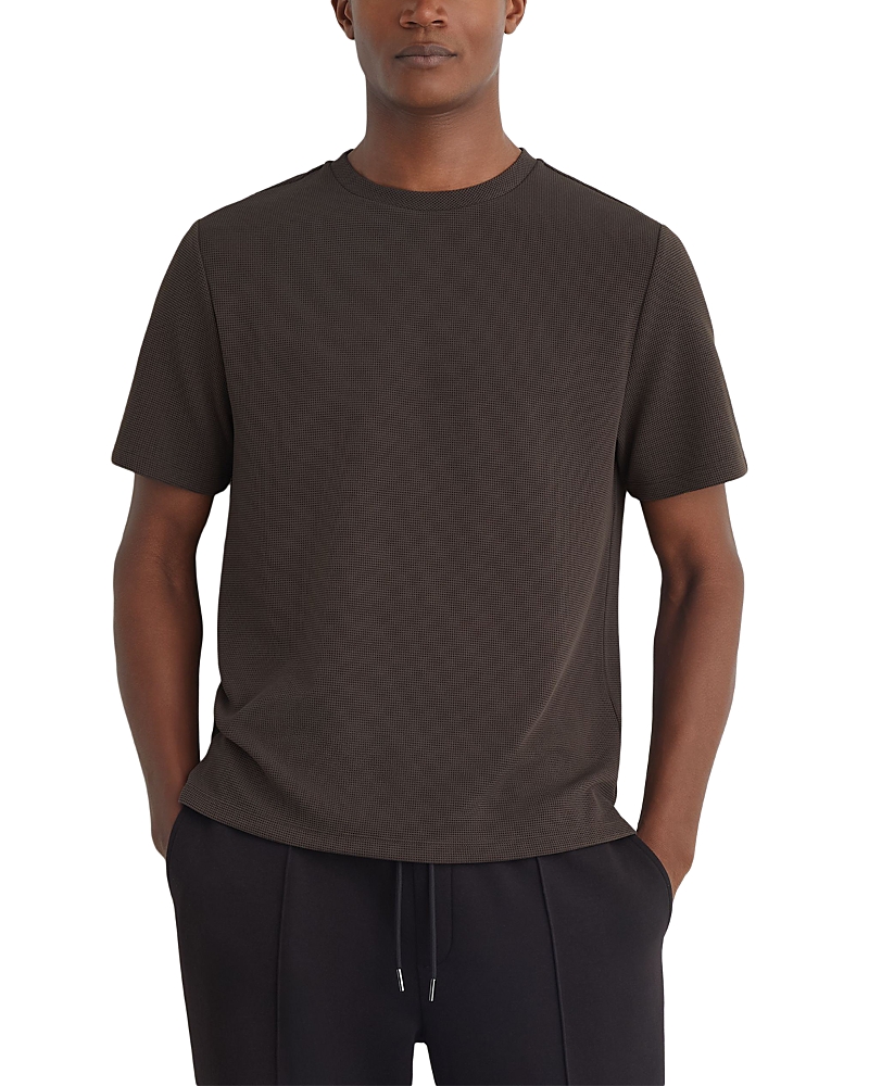 Reiss Cole Modern Fit Textured Crewneck Tee