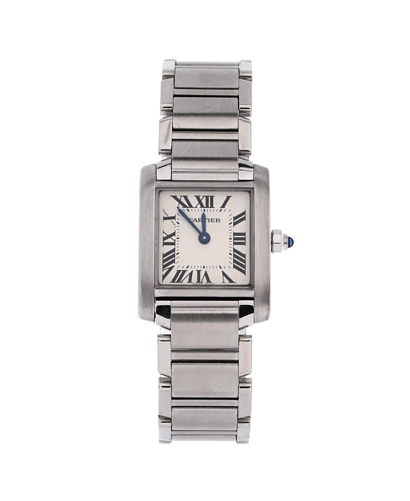 Pre-Owned Cartier Tank Francaise Quartz Watch in Stainless Steel 20mm