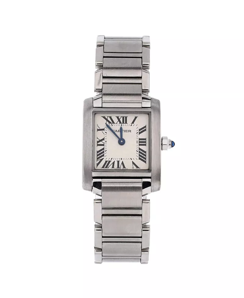 Pre-Owned Cartier Tank Francaise Quartz Watch in Stainless Steel 20mm