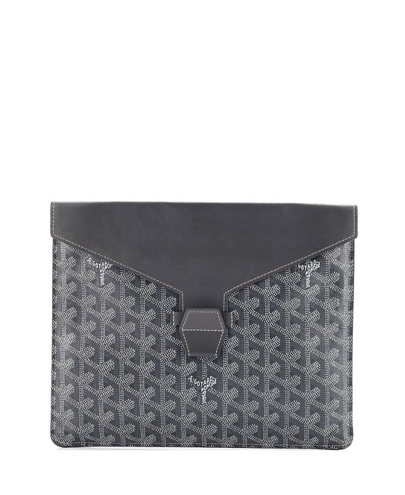 Pre-Owned Goyard Mm Camondo Horizontal Clutch Ii Coated Canvas