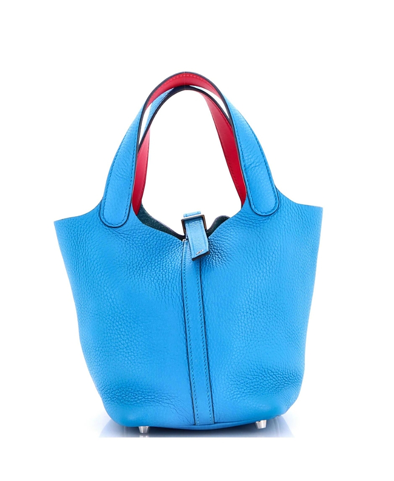 Pre-Owned HERMES Pm Eclat Picotin Lock Bag Clemence