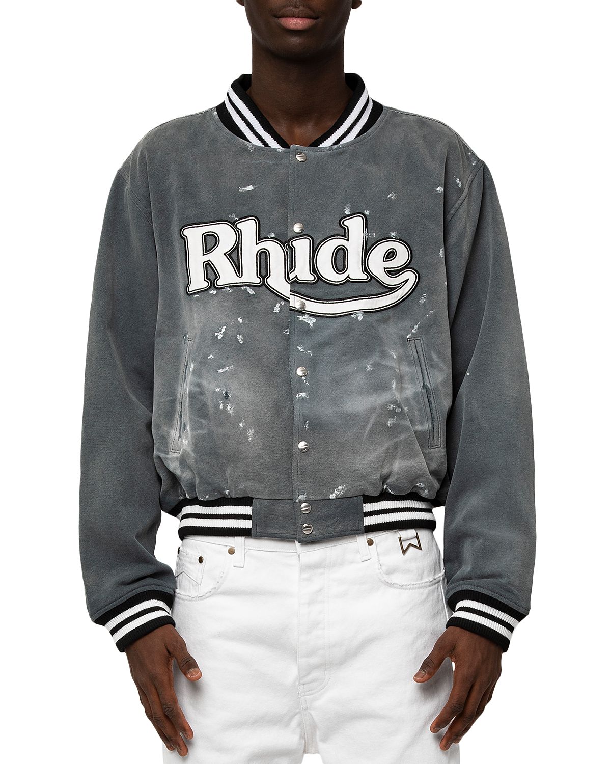 R H U D E Inverno Cotton Varsity Jacket
