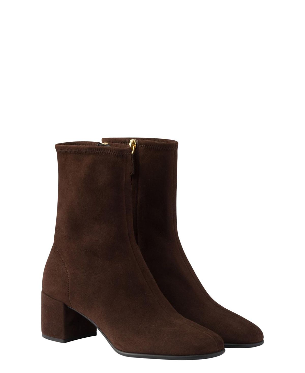 Prada Women's Stretch Suede Booties