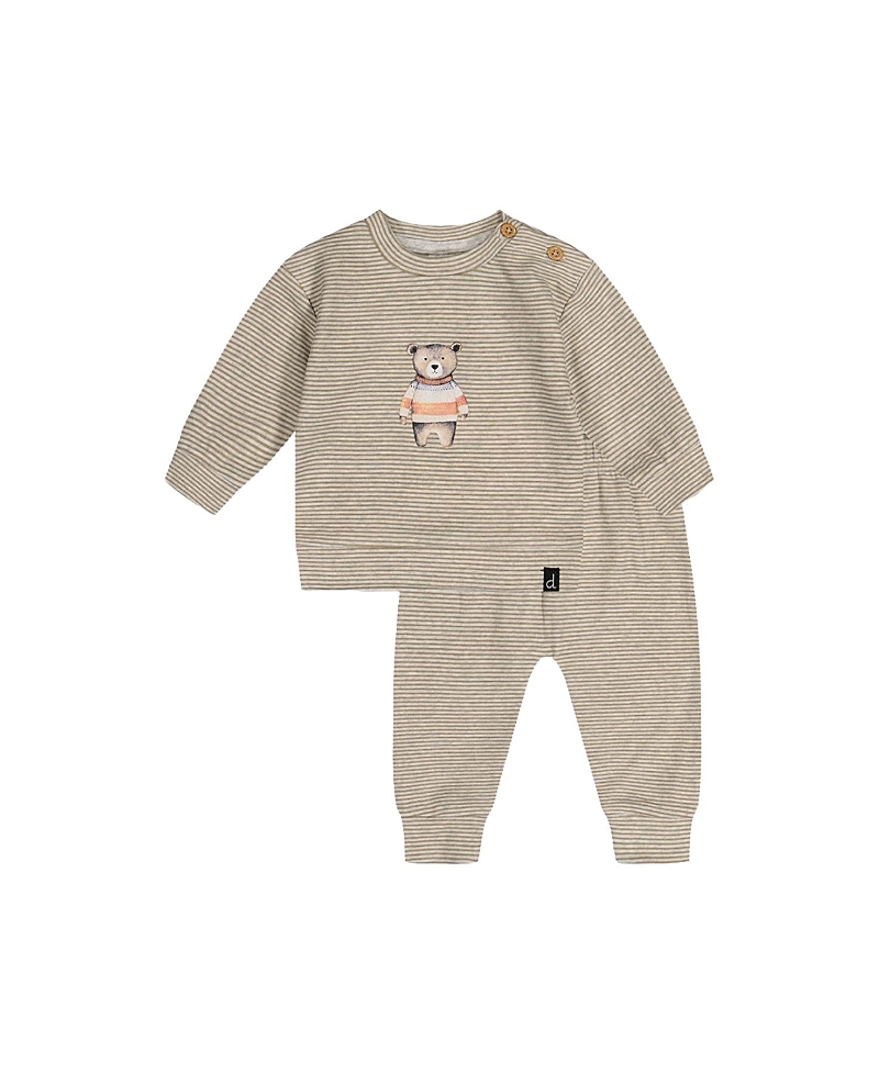 Deux par Deux Boys' Organic Cotton Stripes Pants and Top Set - Baby