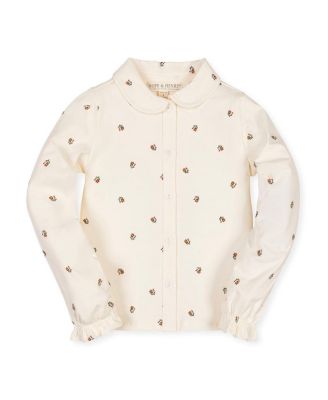 Girls' Organic Peter Pan Collar Knit Top - Little Kid, Big Kid