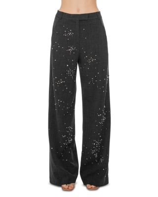 Embellished Suit Pants