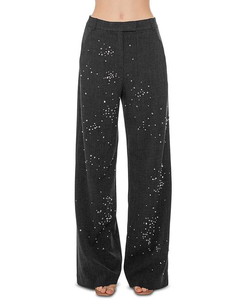 DES_PHEMMES Embellished Suit Pants