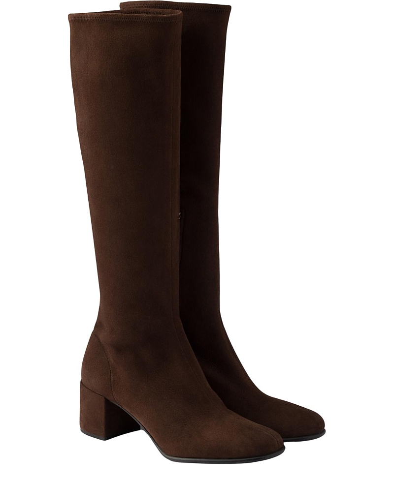 Prada Women's Stretch Suede Boots