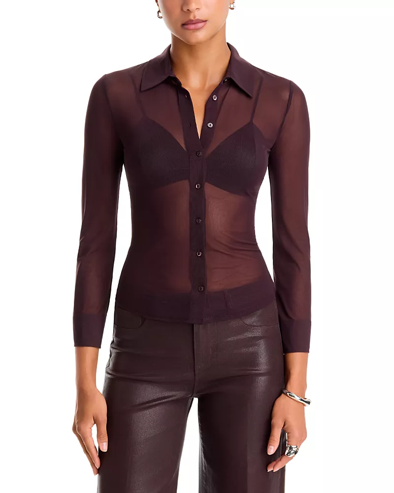 L'Agence Indiana Fitted Blouse