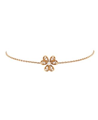  Mini Frivole Bracelet 18K Gold and Pave Diamonds