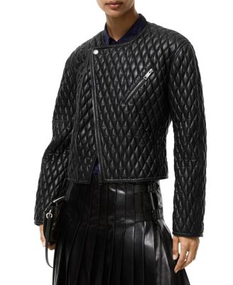 Cropped Leather Laverley Jacket
