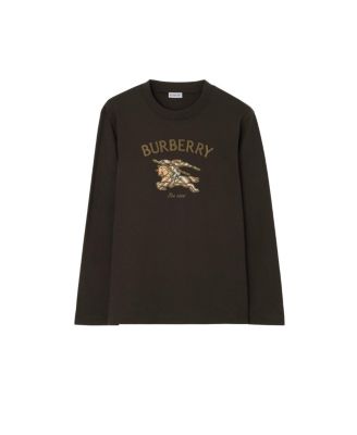 Burberry Knight Check Cotton Long-sleeve T-shirt | Bloomingdale's Men