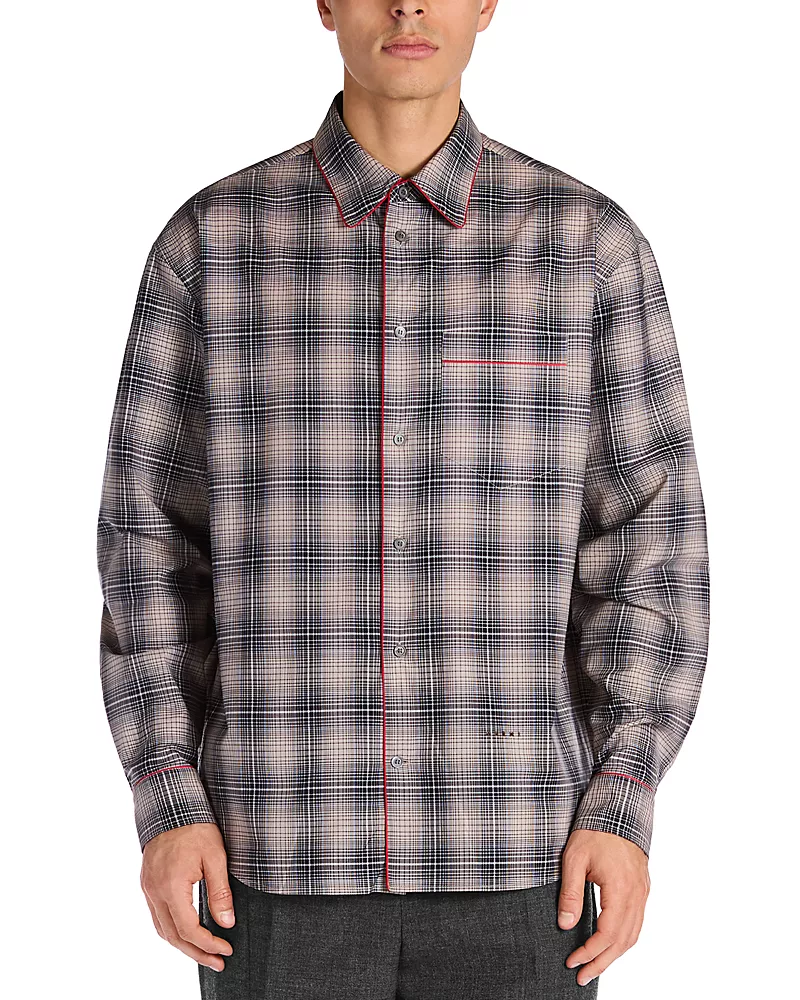 Marni Collared Cotton Button Up Shirt