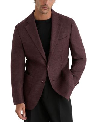 Aristocrat Tailored Fit Textured Hopsack Wool Blazer - Exclusive