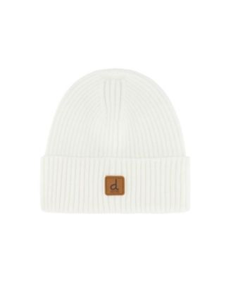  Unisex Ribbed Knit Folded Cuff Logo Patch Hat - Little Kid, Big Kid