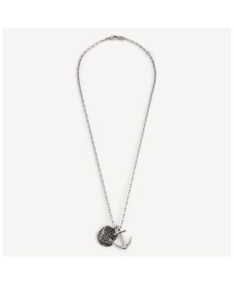  Anchor Crest Charms Necklace