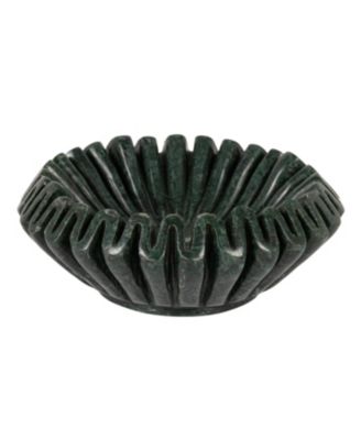 Round Marble Pleated Dish