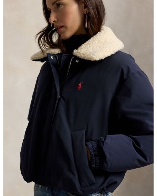 High-Pile-Collar Down Puffer Jacket - thumbnail 6