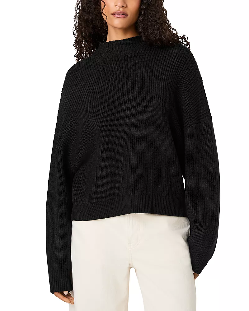 French Connection Baby Soft Mock Neck Sweater