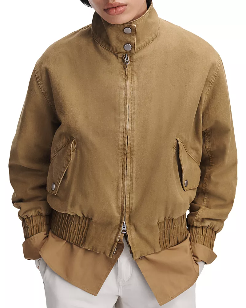 rag & bone Eliza Canvas Bomber Jacket