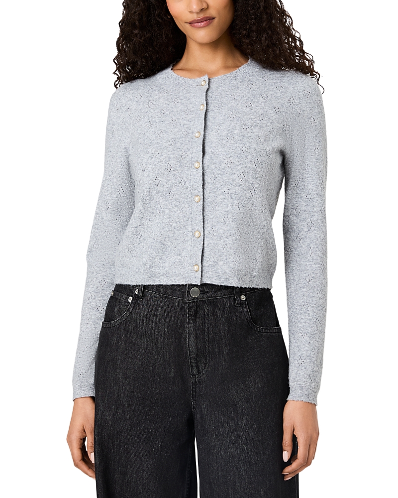 French Connection Dakota Pointelle Knit Cardigan