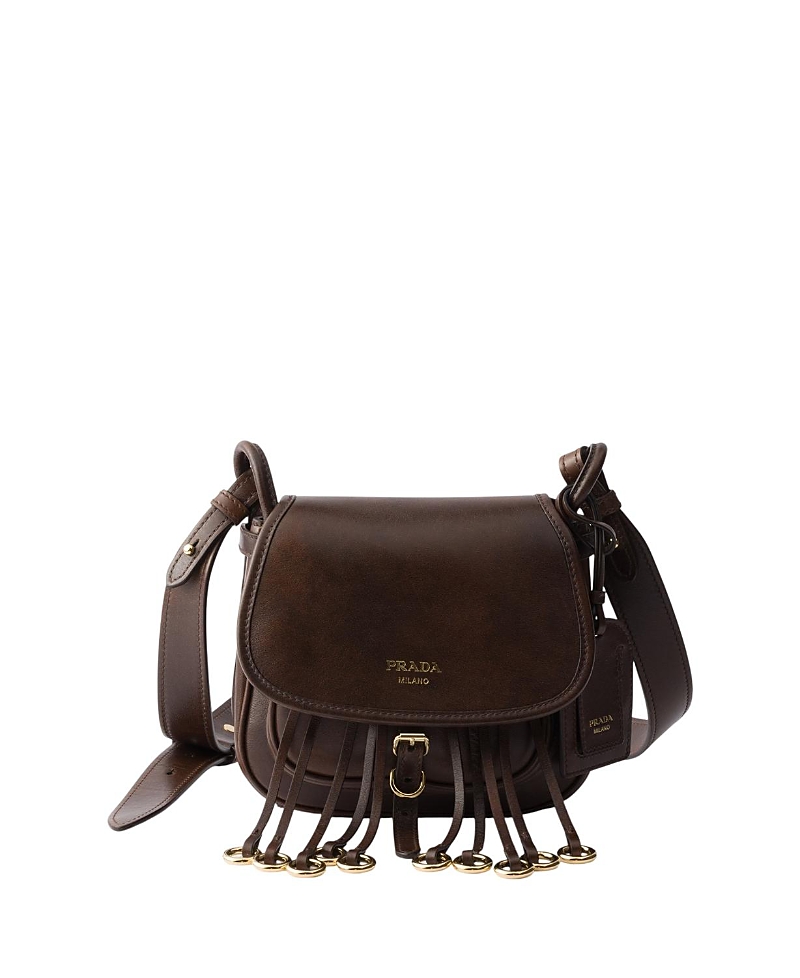 Prada Corsaire Aged Leather Mini Shoulder Bag