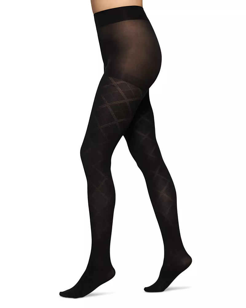 Hue Textured Diamond Tights